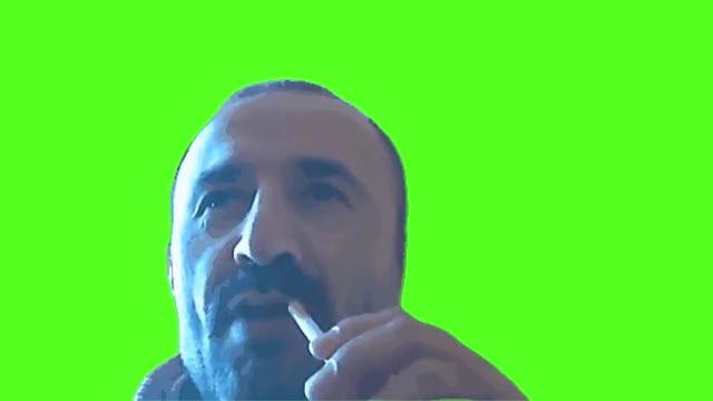 Guy20Laughing20Smoking20Victor20Green20Screen green screen