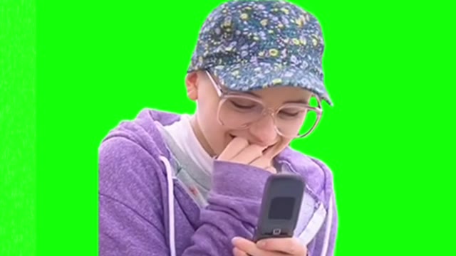 Gypsy Giggling green screen