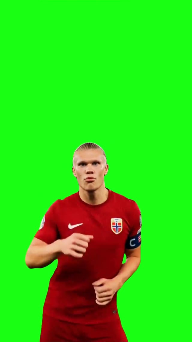 Haaland Brazilian Dance green screen