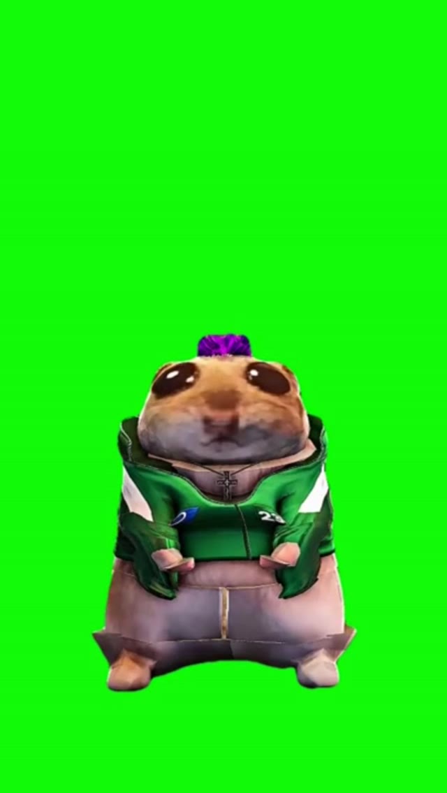 Hamster Thanos Damn Mommy I Just Wanna green screen