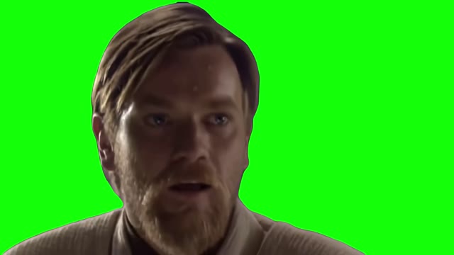 Hello There green screen