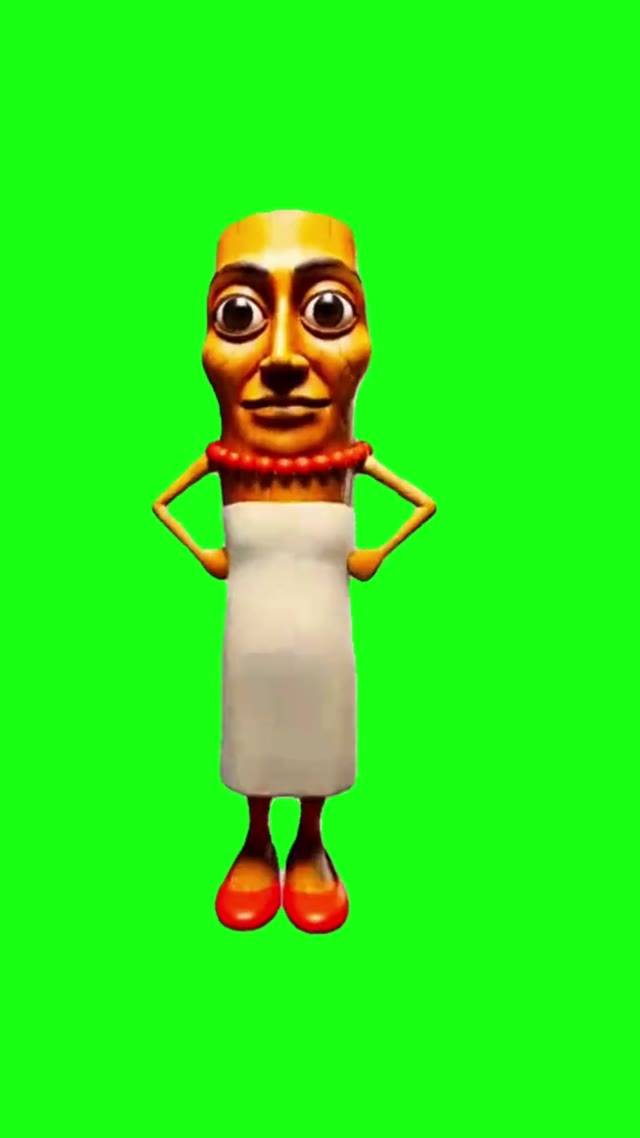 Homer Drops His Donut green screen