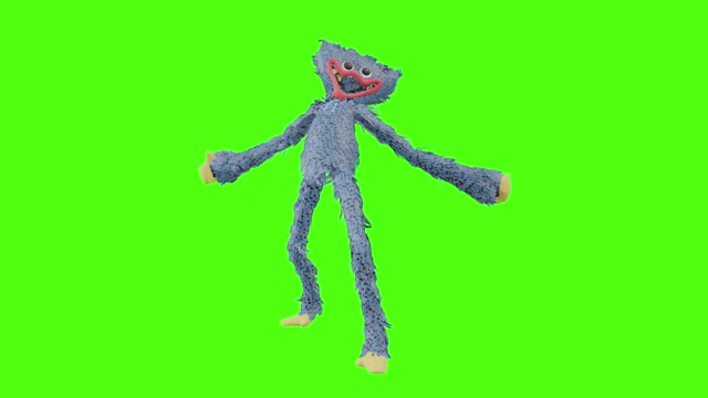 Huggy Wuggy Poppy Playtime green screen