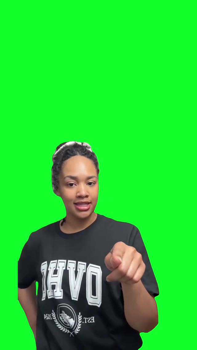 I am so disappointed in all of you green screen