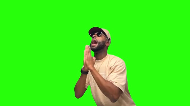 I look fly I look good green screen