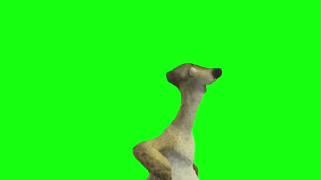 Ice Age Sid they left without me green screen