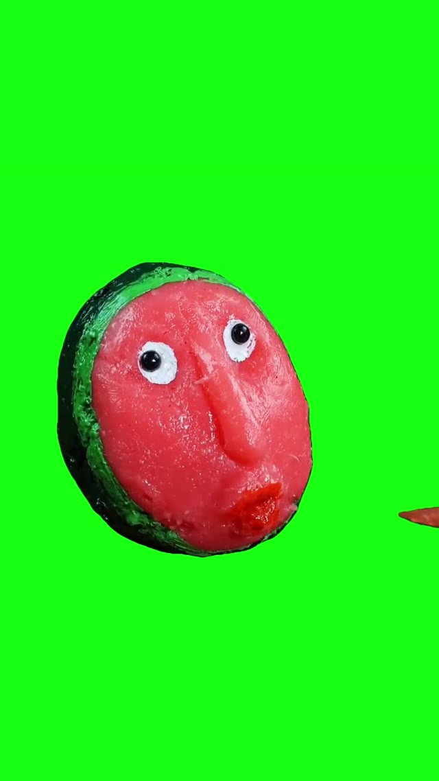 Ice Age Watermelon green screen