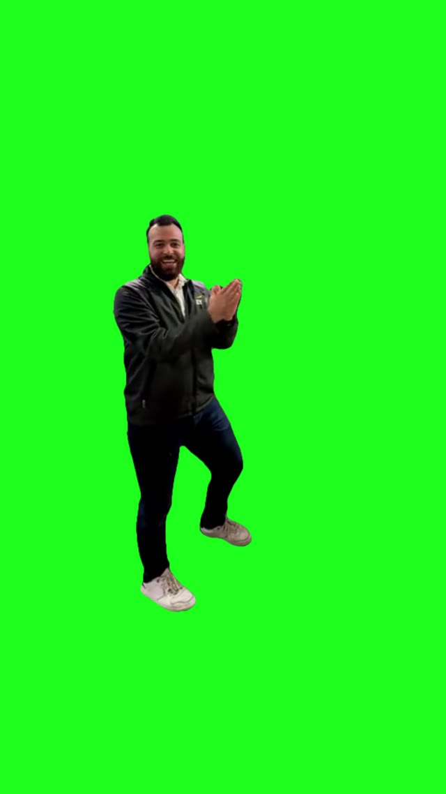 Ice cream trend green screen