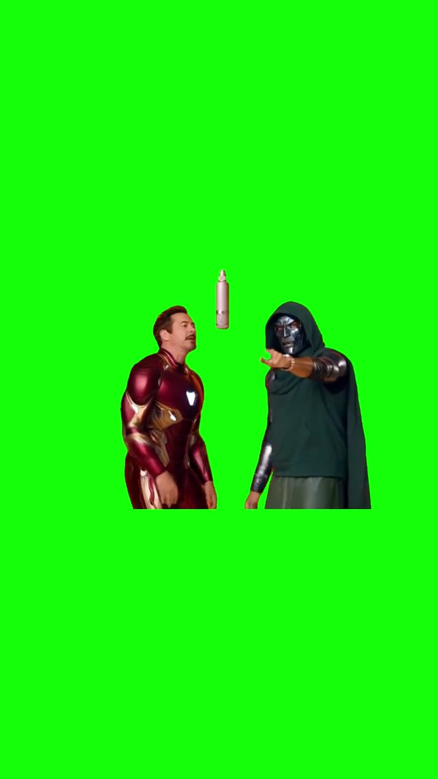 Iron Man X Dr.Doom Hotel Lobby green screen