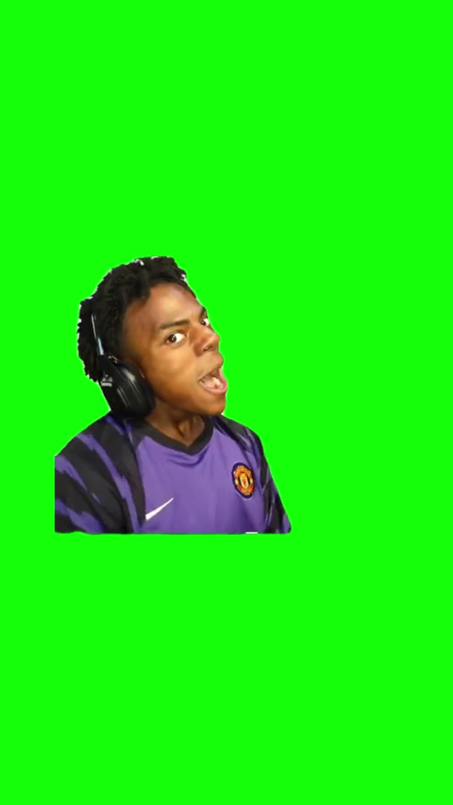 Ishowspeed Zesty green screen