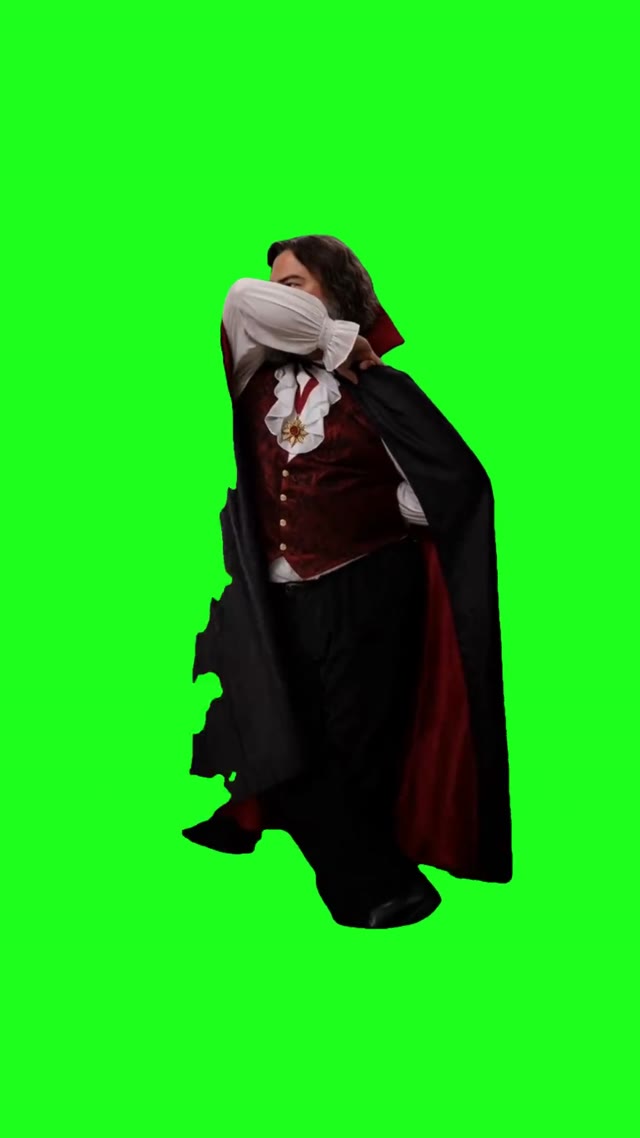 Jack Black Dracula green screen