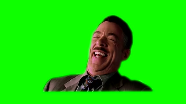 Jameson Laugh green screen