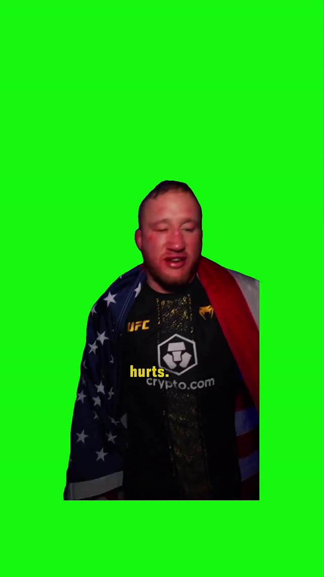 Jason oh it hurts green screen