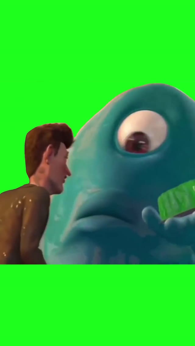 Jello showing jello green screen