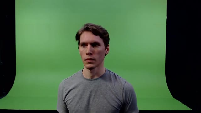 Jerma Closeup LOOK AT ME green screen