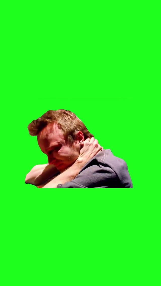 Jessie stressing out green screen