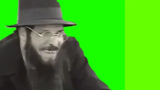 Jewish Laughing green screen