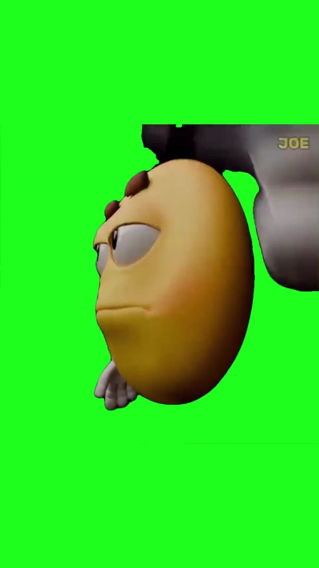Joe slamming credit card green screen