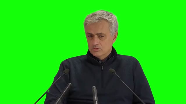Jose Mourinho I Was Rude but I Was Rude to an Idiot green screen