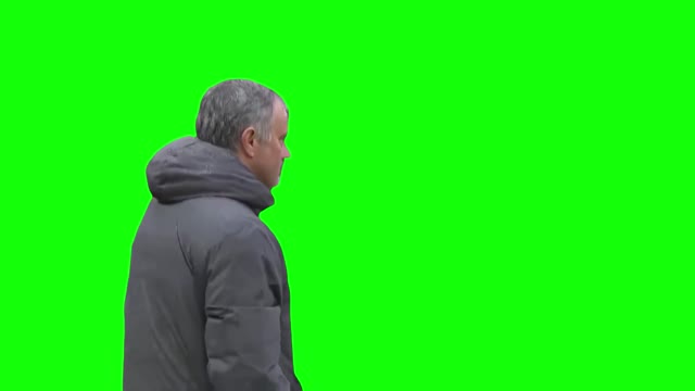 Jose Mourinho Shhh green screen