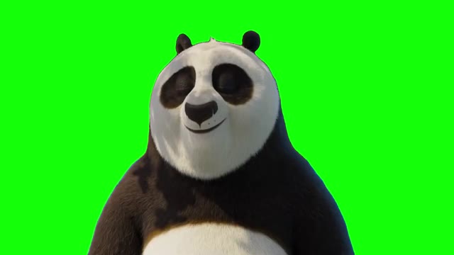 KUNG FU PANDA 4 Inner Peace green screen