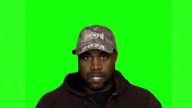 Kanye west at breaking point green screen