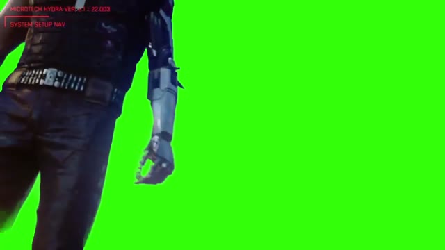 Keanu Reeves cyberpunk 2077 green screen