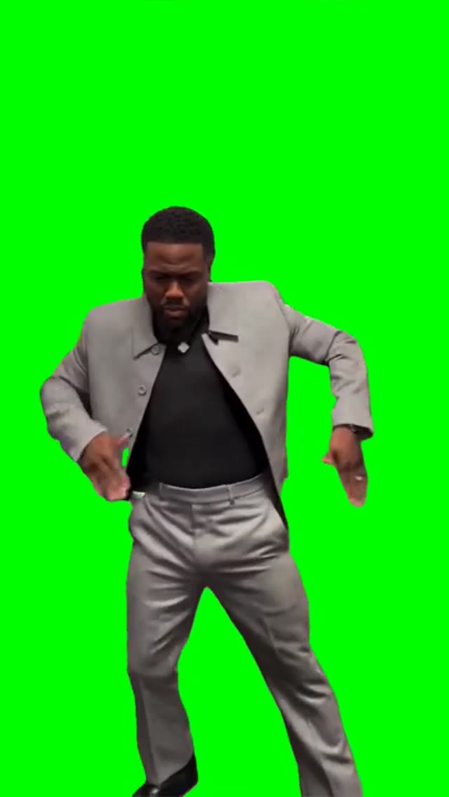 Keving Hart Dance green screen