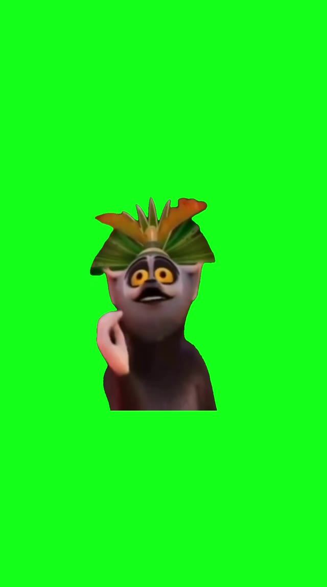 King Julien Nasir Dance green screen