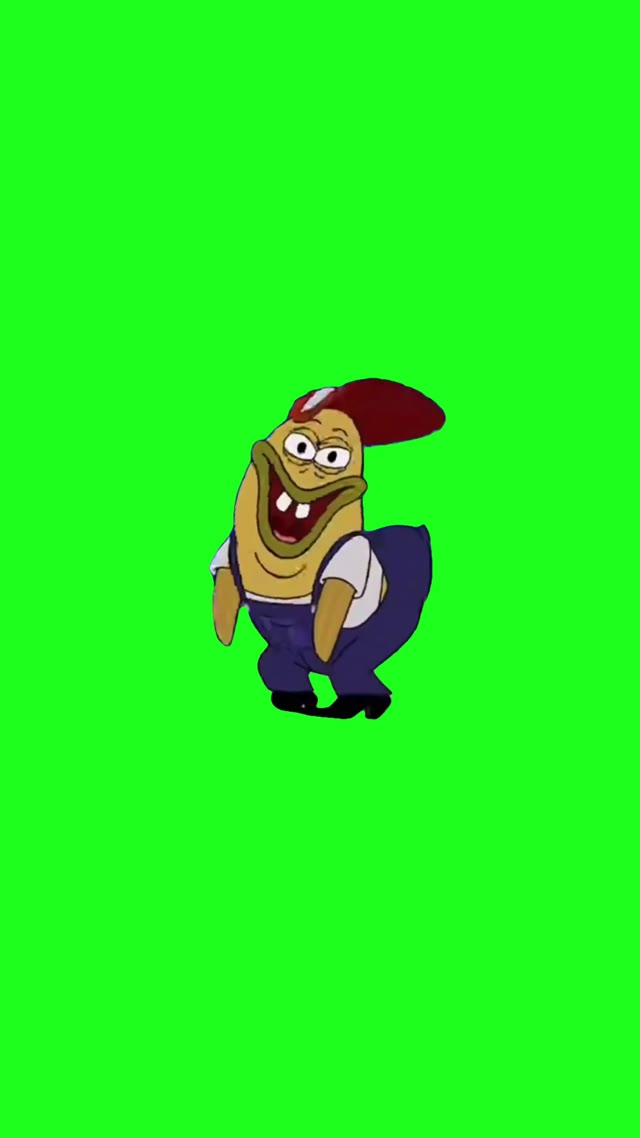Knee slapper laugh green screen