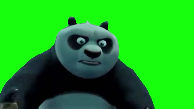 Kung Fu Panda How green screen