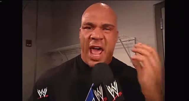 Kurt Angle booker I want to have sex with your wife green screen
