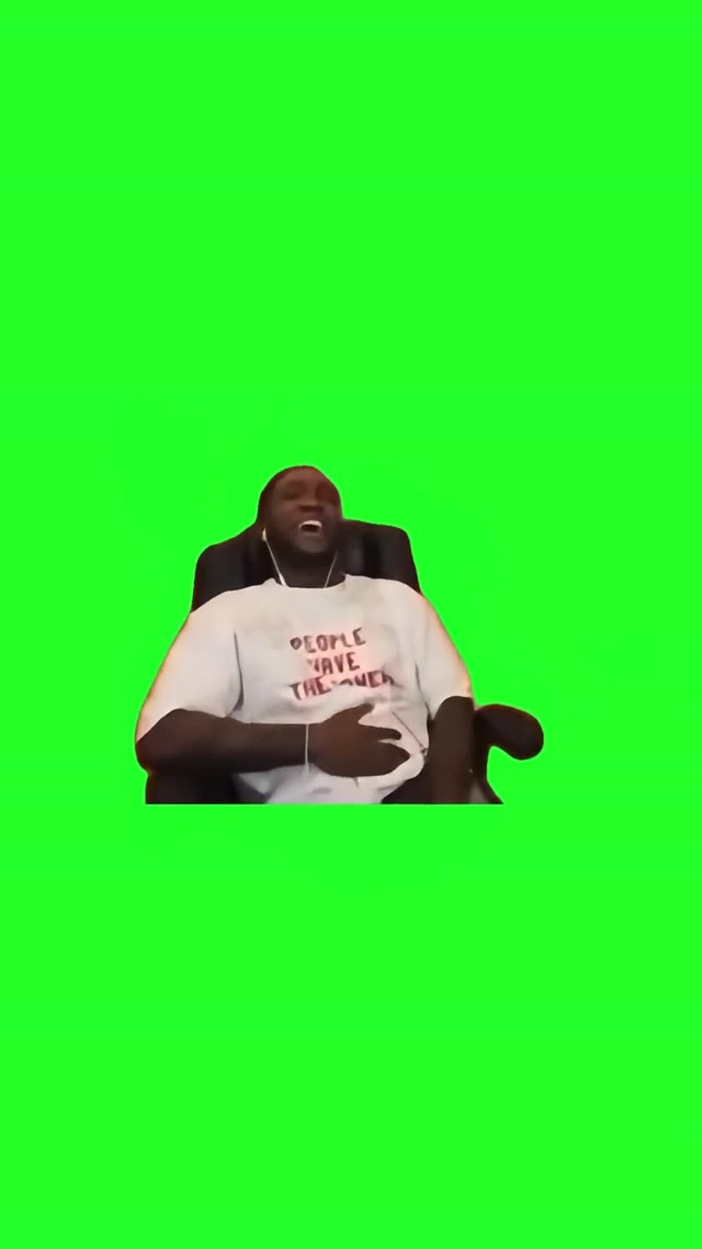 Kwebbelkop Laughing green screen