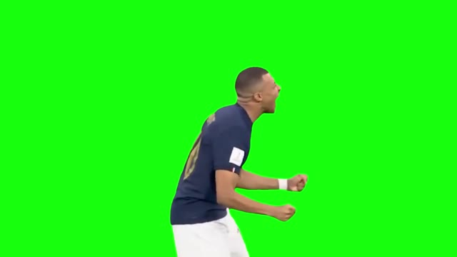 Kylian Mbappes reaction to Harry Kanes missed green screen