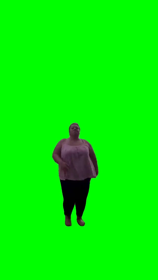 Let Me Be Lady Dancing green screen