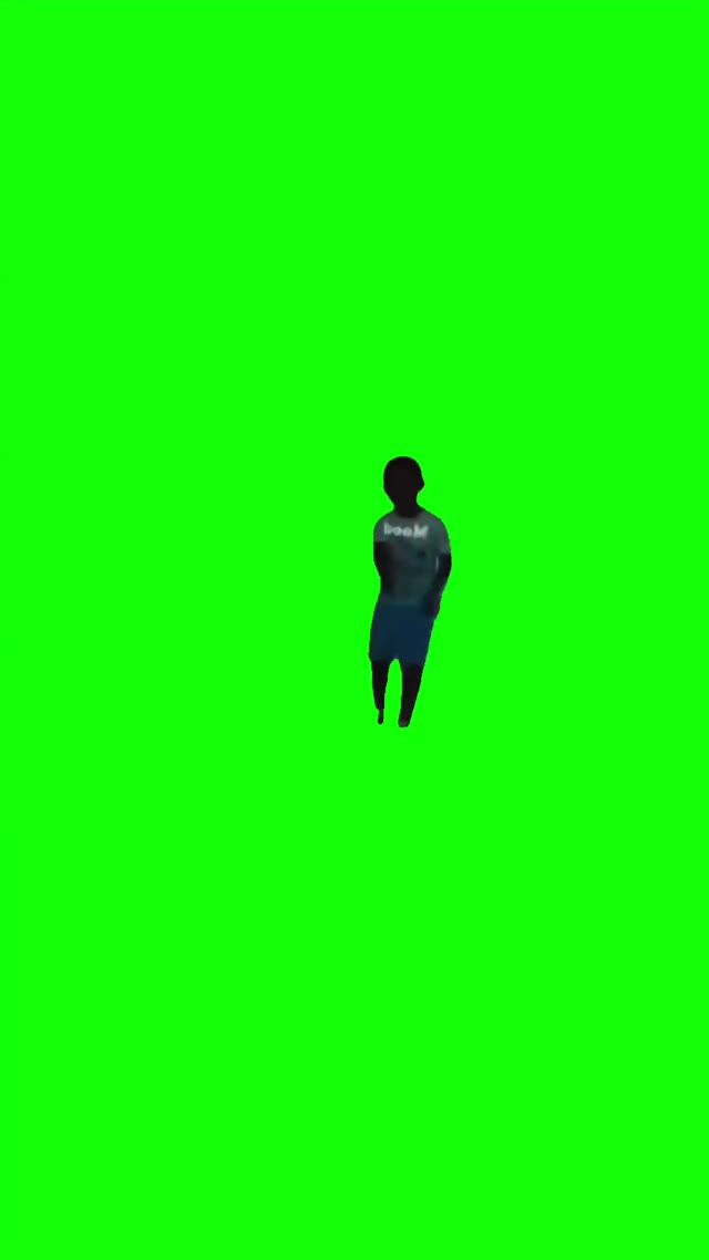 Lil kid Dancing green screen