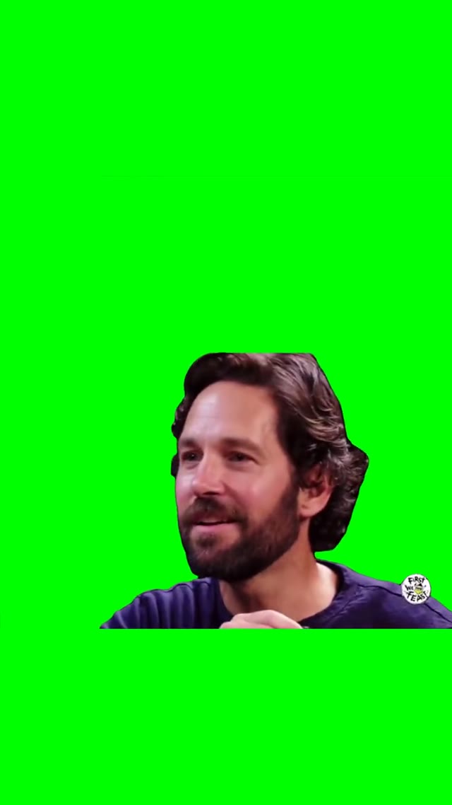 Look at us hey green screen