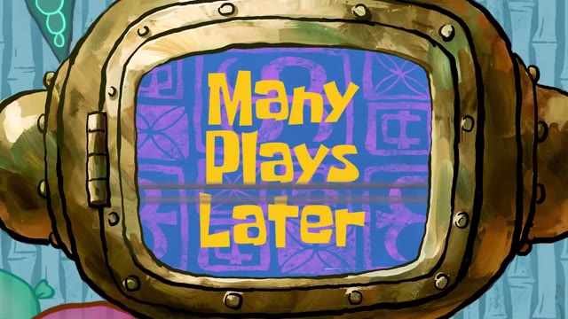 Many Plays Later SpongeBob green screen
