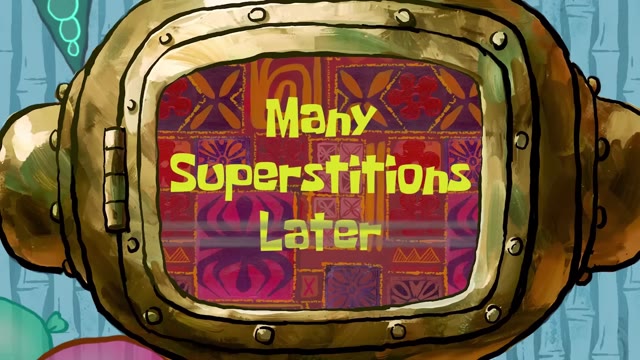 Many Superstitions Later SpongeBob  green screen