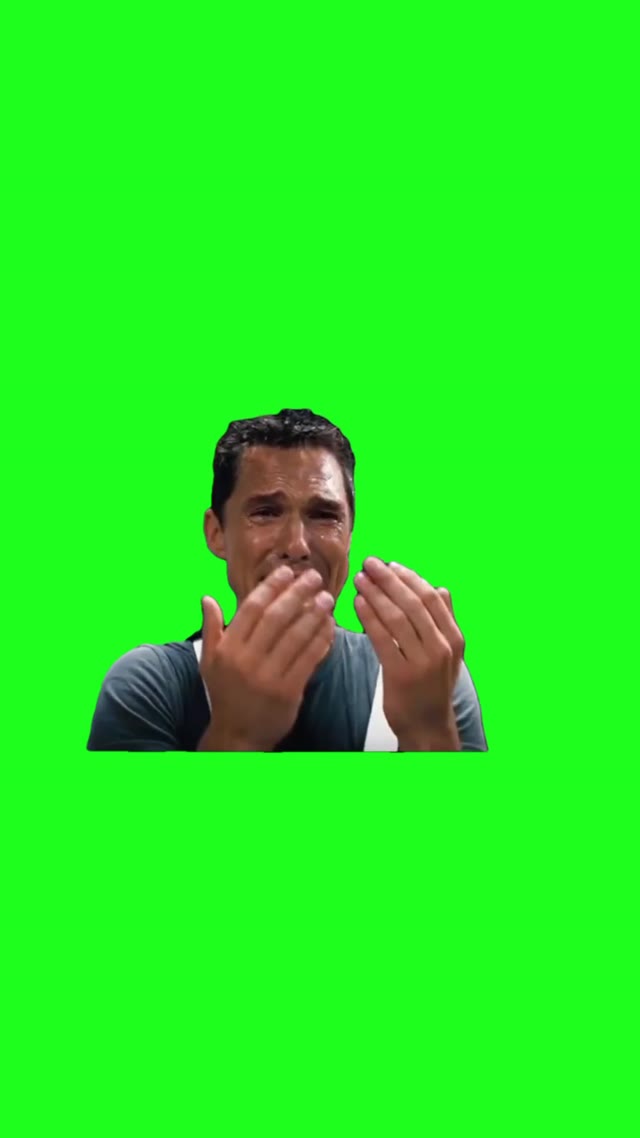 Mathew Showing Birds green screen