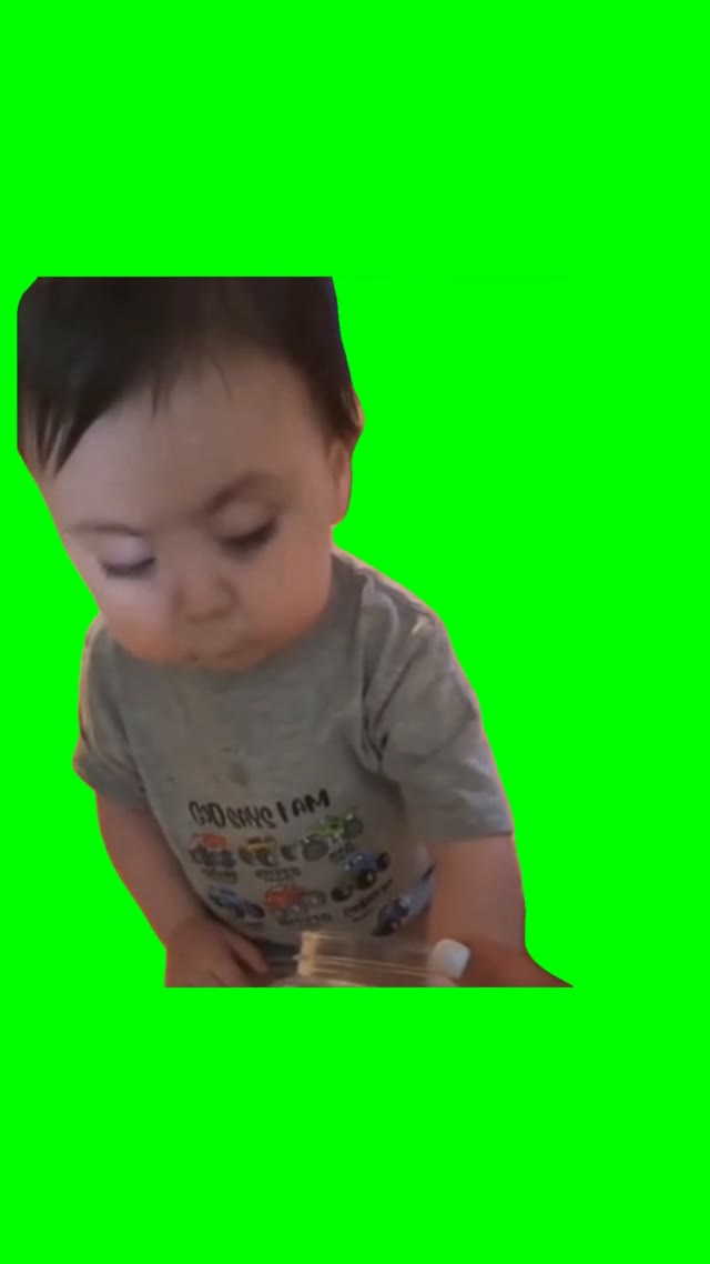 Maverick side eye  green screen
