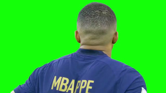 Mbappe Sad Face Reaction green screen