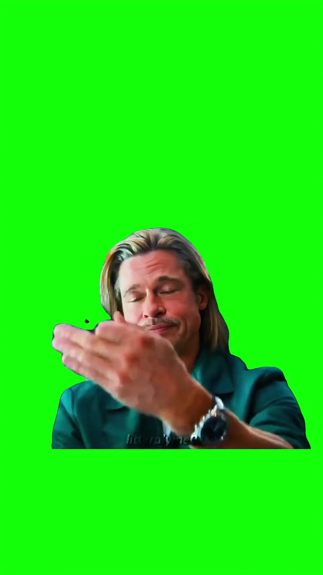 Me and bro talking smack green screen