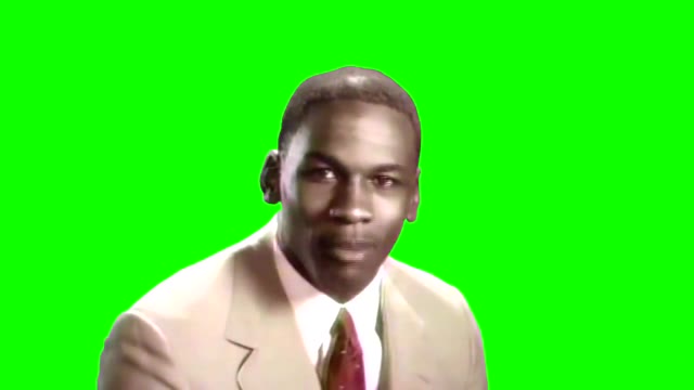 Michael Jordan stop it get some help green screen