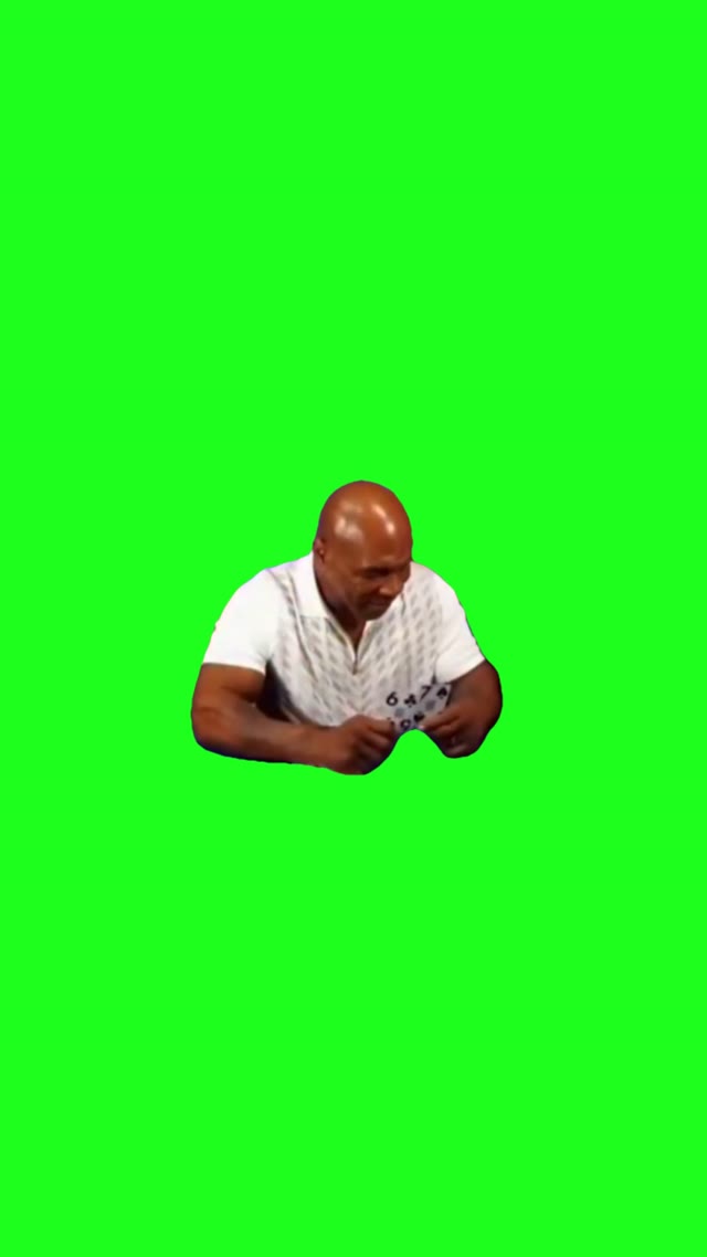 Mike Tyson green screen