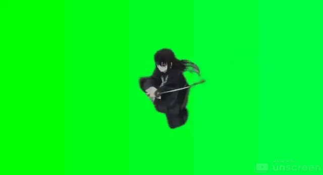 Mist Breathing Muichiro Tokito green screen