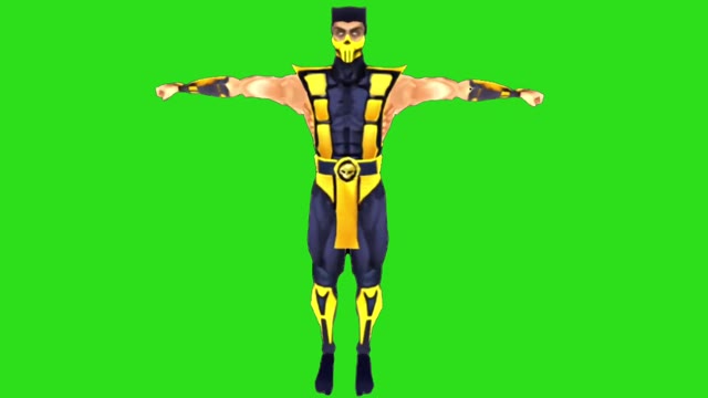 Mortal Kombat get over here gaming green screen