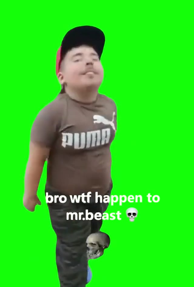 Mr Beast Kid Deep Fake green screen