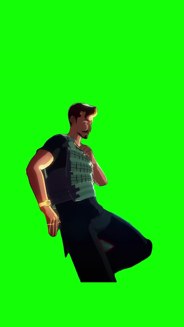 Mr Beast Dead Fresh Animated green screen