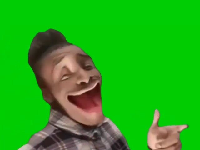 My reaction to that information green screen